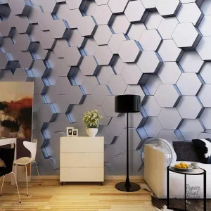 Papier peint 3D décoratif pour un intérieur moderne