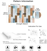 Papier Peint au Design Bois