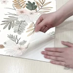 Papier peint chambre, style naturel végétal
