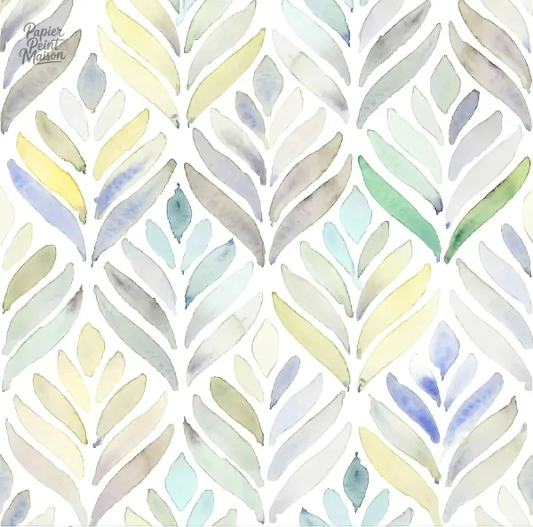 Papier peint feuillage, style moderne et élégant