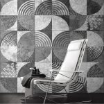 Motif géométrique élégant pour décoration intérieure