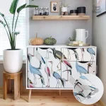 Papier Peint Floral Oiseaux, design classique et poétique