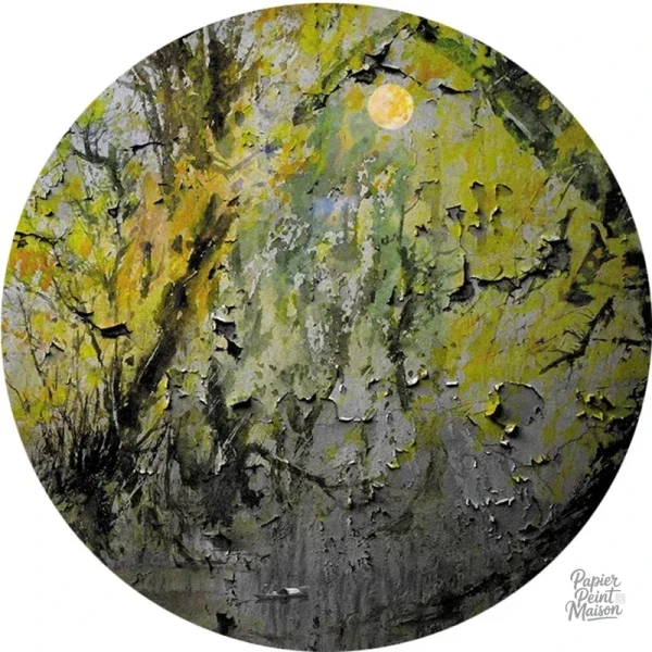 Papier peint design pour ambiance artistique en restaurant