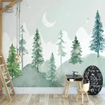 Décor mural forêt pour chambre enfant