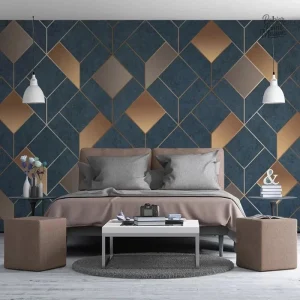 Design géométrique élégant pour un intérieur contemporain