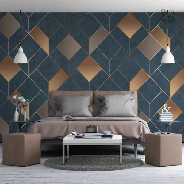 Design géométrique élégant pour un intérieur contemporain