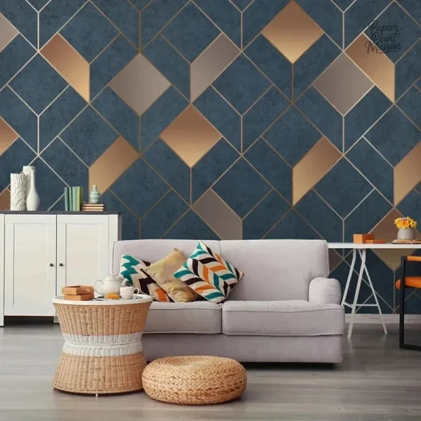 Papier peint avec motifs abstraits pour décoration unique