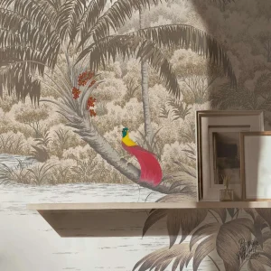 Décoration murale jungle pour un intérieur tropical