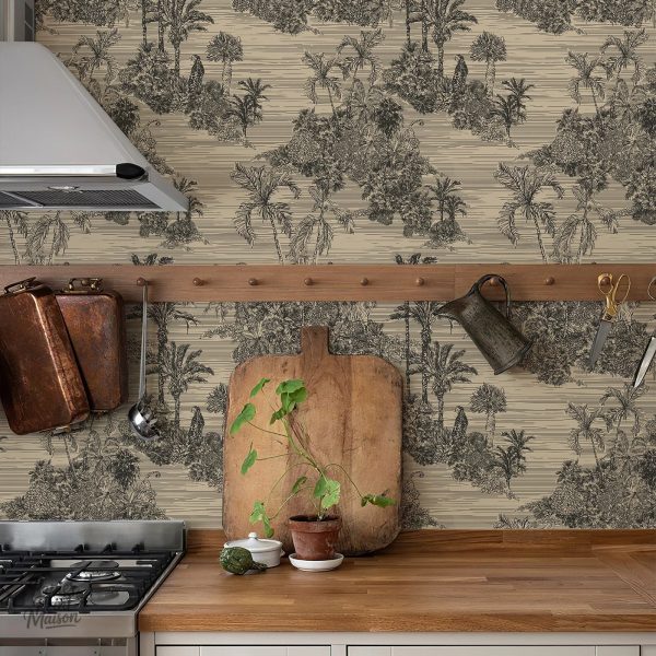 Fresque jungle, design inspiré des paysages tropicaux