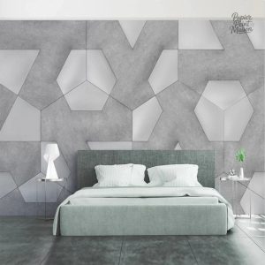 Graphique Papier Peint Géométrique moderne pour décoration intérieure