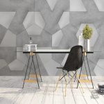 Graphisme unique de papier peint pour un style contemporain