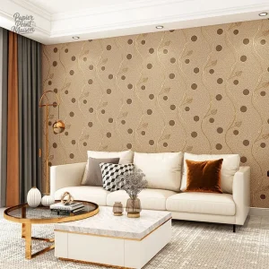 Intissé Papier Peint élégant pour décoration intérieure