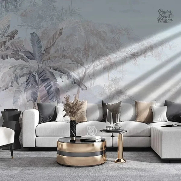 Décoration murale inspirée de la faune et flore tropicale