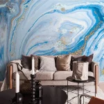 Papier peint marbré au design chic et intemporel
