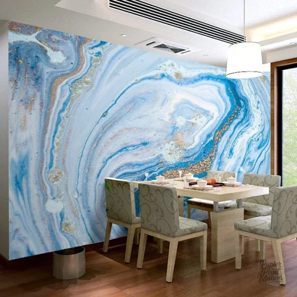 Papier peint décoratif marbre, parfait pour embellir votre espace