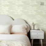 Papier peint nuage pour décorer les murs d'une chambre