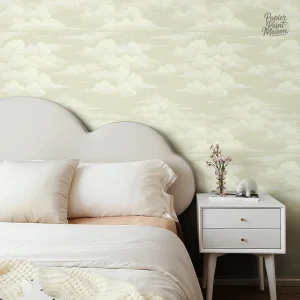 Papier peint nuage pour décorer les murs d'une chambre