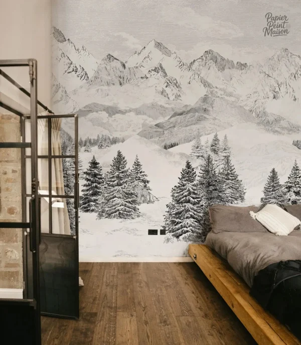 Papier peint scandinave pour un intérieur convivial