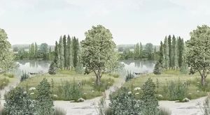 Panoramique forêt, ajout de verdure à votre espace de vie