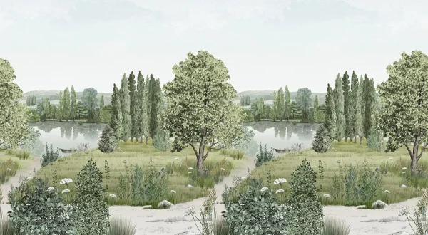 Panoramique forêt, ajout de verdure à votre espace de vie