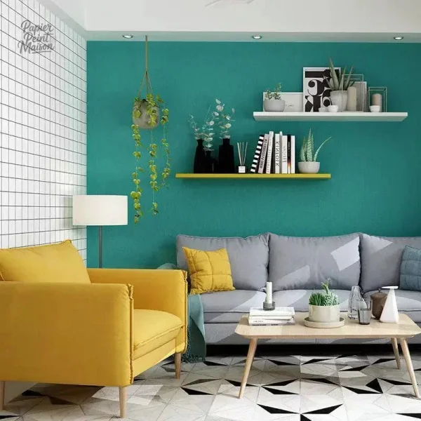Papier mural adhésif décoratif pour intérieur moderne
