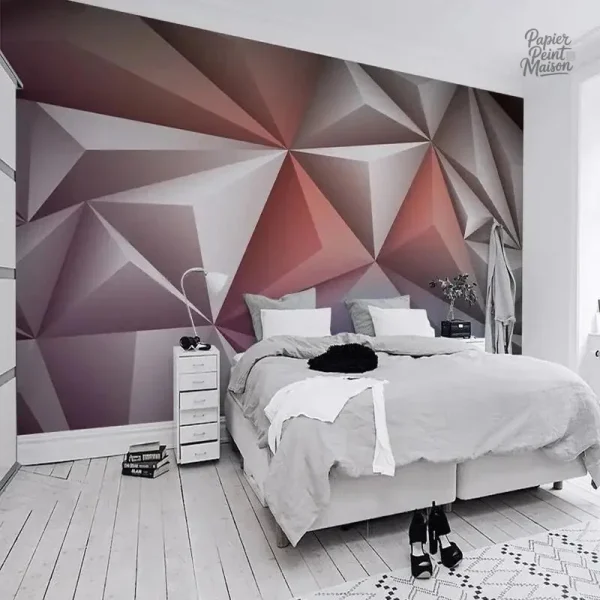 Papier peint décoratif 3D pour un intérieur stylé
