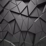 Papier peint texturé noir, effet 3D pour un style moderne