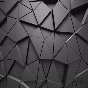 Papier peint texturé noir, effet 3D pour un style moderne