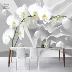 Papier peint 3D décoratif pour chambre moderne