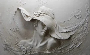 Décoration murale innovante en papier peint 3D