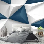 Papier peint 3D trompe l'œil moderne pour décoration intérieure