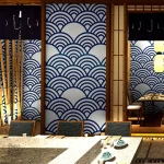 Papier adhésif inspiré de motifs japonais traditionnels