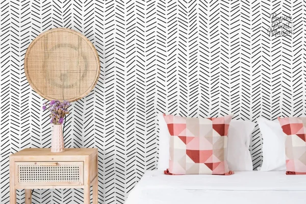 Papier peint scandinave pour décoration intérieure