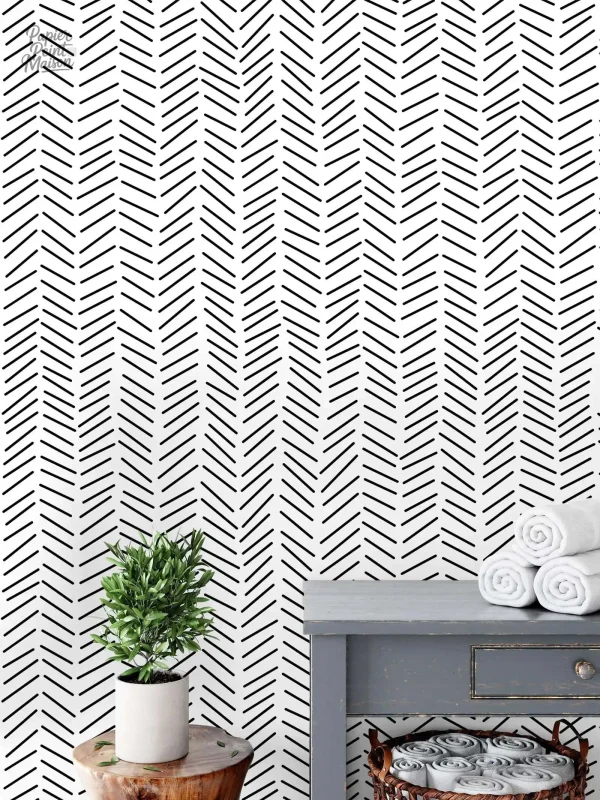 Papier peint adhésif avec design minimaliste