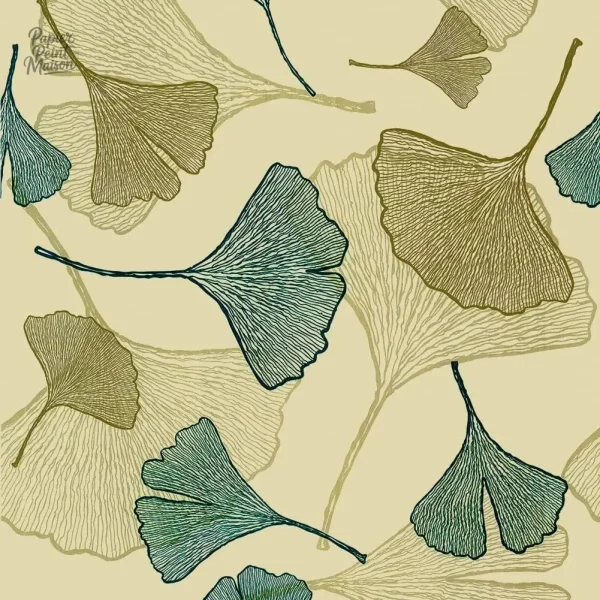 Papier peint adhésif motifs végétaux décoratifs
