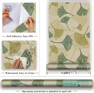 Papier peint adhésif ambiance nature intérieure
