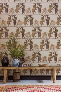 Décor mural africain, style vintage, pour un intérieur chaleureux