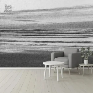 Papier peint ambiance bord de mer, design nautique apaisant