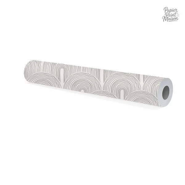 Ambiance chaleureuse et naturelle avec ce papier peint