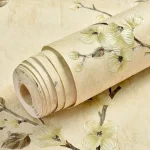 Détails d'un papier peint vintage avec motifs classiques