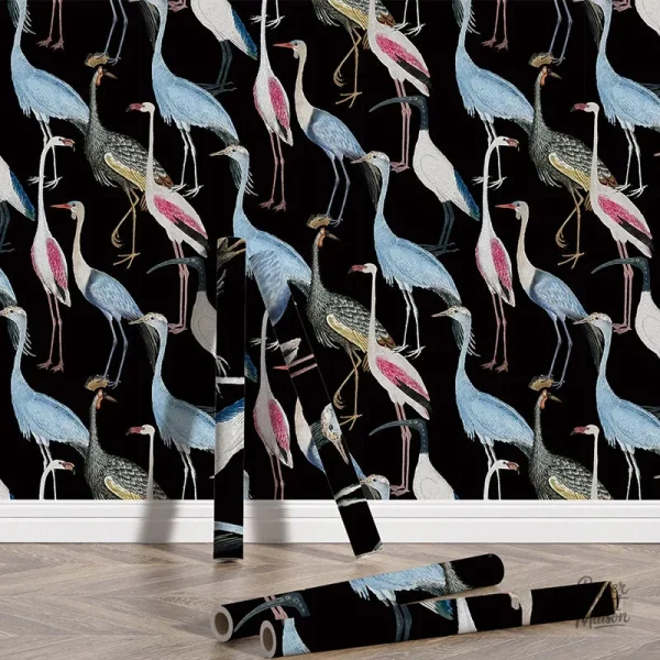 Décoration murale oiseaux vintage pour un intérieur stylé