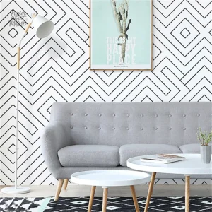 Motif asymétrique élégant pour décoration intérieure
