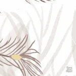 Papier peint au motif végétal pour une ambiance fraîche et apaisante