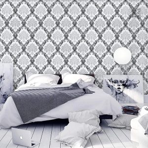 Papier peint vintage inspiré du style baroque