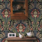 Papier peint baroque de luxe, finition haut de gamme