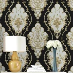 Papier peint baroque moderne élégant et stylisé