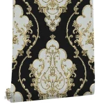 Papier peint baroque avec motifs contemporains
