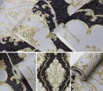 Papier peint tendance avec touches baroques modernes