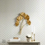 Papier peint blanc moderne pour un décor élégant