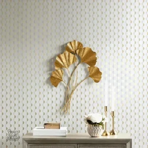 Papier peint blanc moderne pour un décor élégant